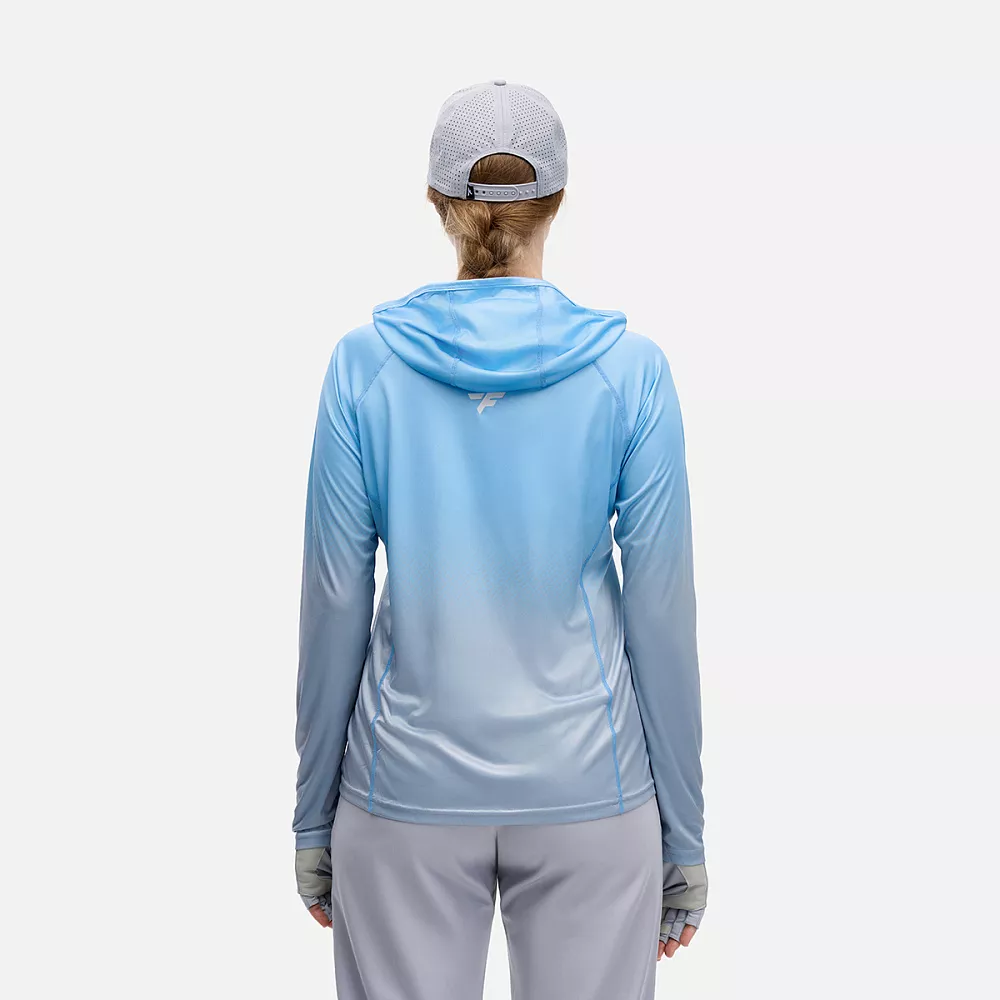 Лонгслив  женский Venus Hood W 6621 LightBlue M