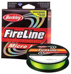 Леска плет. Fire Line Micro Ice 45м Green 0.10мм