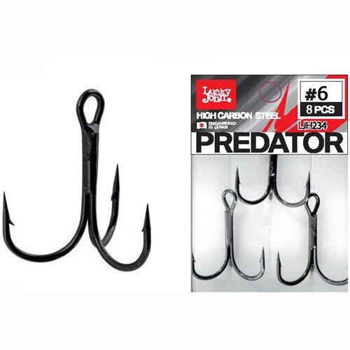 Крючок тройник Lucky John Predator сер.LJH234 008