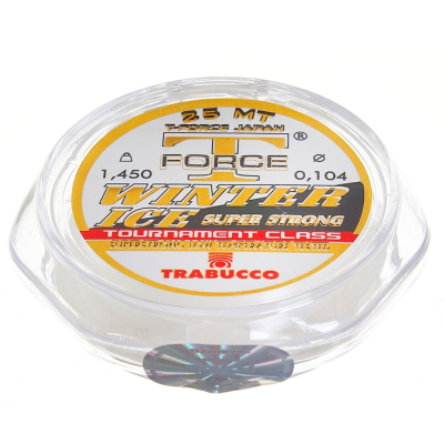 Леска TRABUCCO T-force Winter Ice 25м 0,255мм 8.400кг