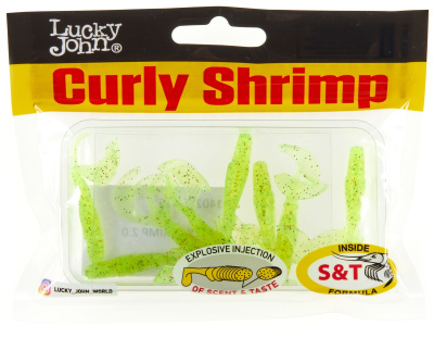 Твистер LJ Pro Series Curly Shrimp 2.0in 05,00/S15 10шт