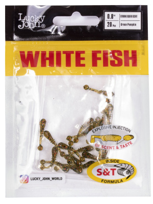 Слаги LJ Pro Series White Fish 0.8in 02,00/PA03 20шт
