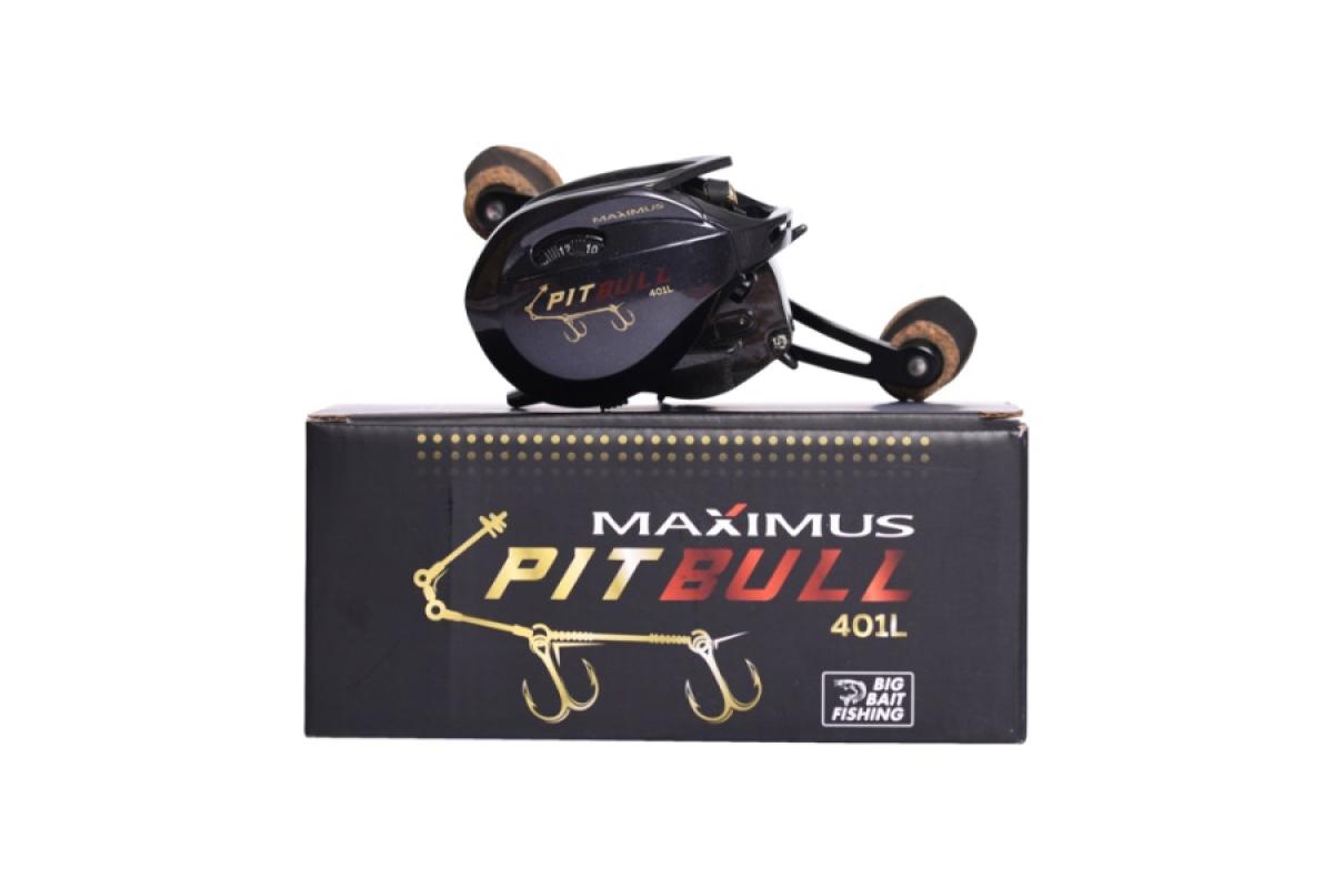Катушка Maximus Pitbull BBF 401L мульт лев рука