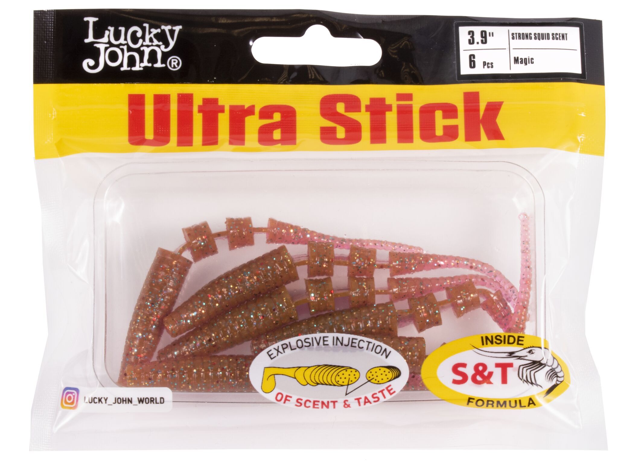 Слаги LJ Pro Series Ultra Stick 3.9in 10.00/S14 6шт