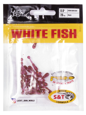 Слаги LJ Pro Series White Fish 0.8in 02,00/S14 20шт
