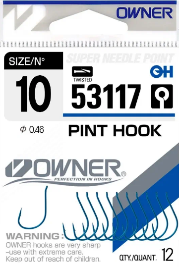 Крючок Owner 53117-10 Pint Hook 12шт