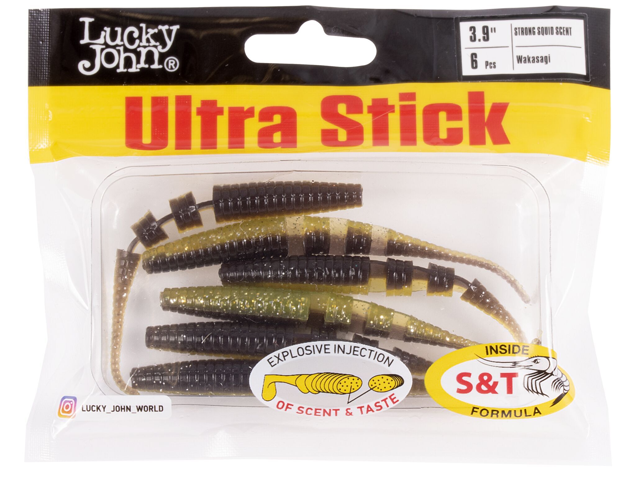 Слаги LJ Pro Series Ultra Stick 3.9in 10.00/T36 6шт