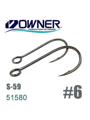 Крючок Owner 51580- 6 S59 BC №6 8шт