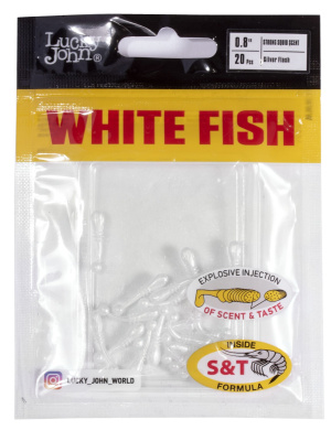 Слаги LJ Pro Series White Fish 0.8in 02,00/026 20шт
