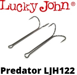 Крючок двойник Lucky John Predator сер.LJH122 008