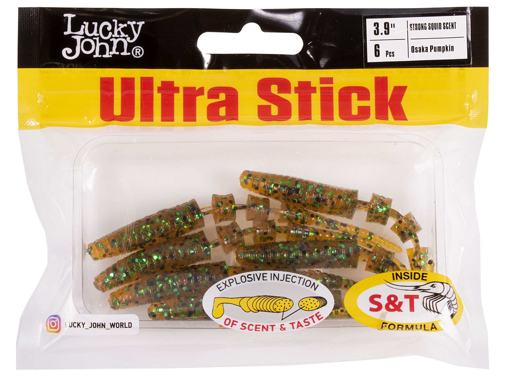 Слаги LJ Pro Series Ultra Stick 3.9in 10.00/PA19 6шт