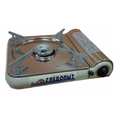 Газовая Плита  СЛЕДОПЫТ - DeluxE, (с подогревом) нерж. ста