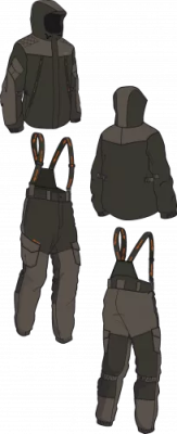 Костюм Тайгер Бизон -5°С Норвегия Хаки р-р48-50 рост 170-176